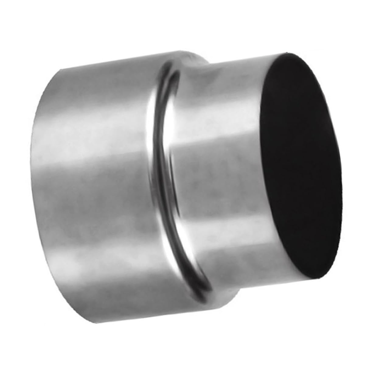 Flue Reducer Adapter, Stainless Steel Stove Pipe Reducer, 7cm to 6cm Chimney Flue