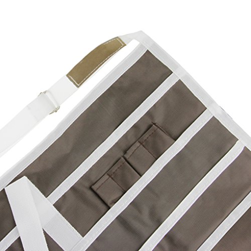 Heavy-Duty Oxford Large 14 Pockets Desk Mount Hanging Caddy Organizer Students Classroom Book File Pens Holder Water Bottle Cellphone Pouch Stationery Storage Bag Office Furniture Bookcase Shelf Rack #TOP3