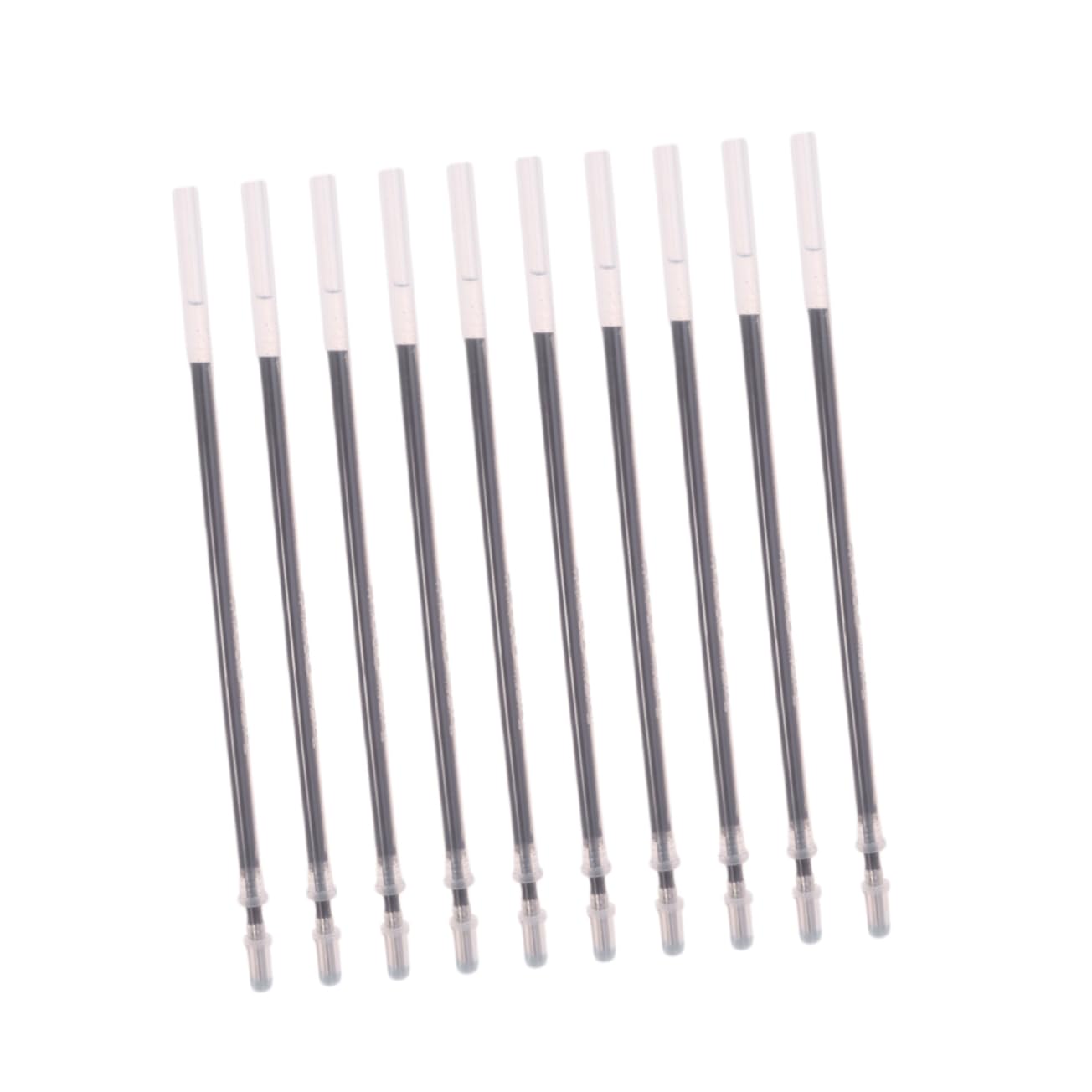 300piezas Bolígrafos De Tela Borrables Calor Recargas De Marcadores De Fabricación Para Sastres y Manualidades Tinta Desaparece Calor Para Acolchado y Confección Negro