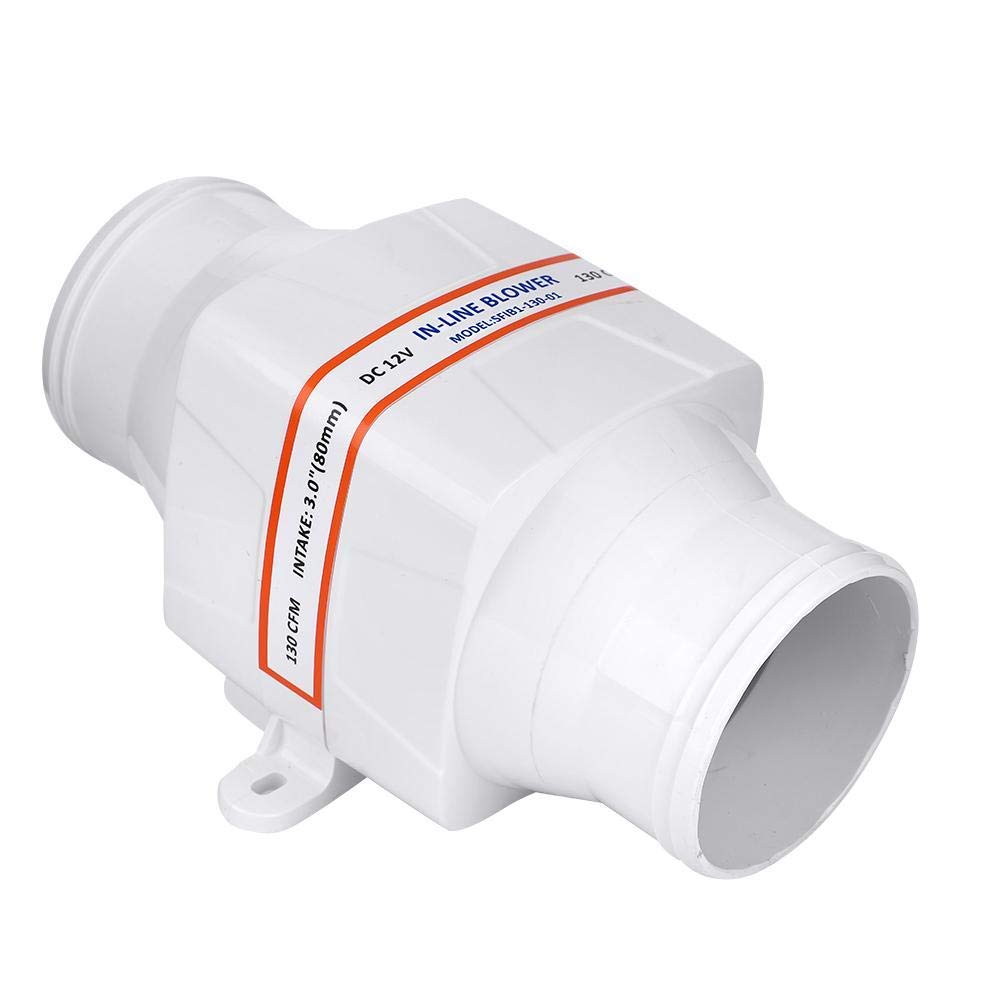VGEBY Soplador de Aire de sentina Marina 3 en línea Soplador de Aire de sentina Marina Silenciador Ventilador Fuerte para Caravana de Yates Sportinggoods Sportinggoods Entrenamiento De Fuerza