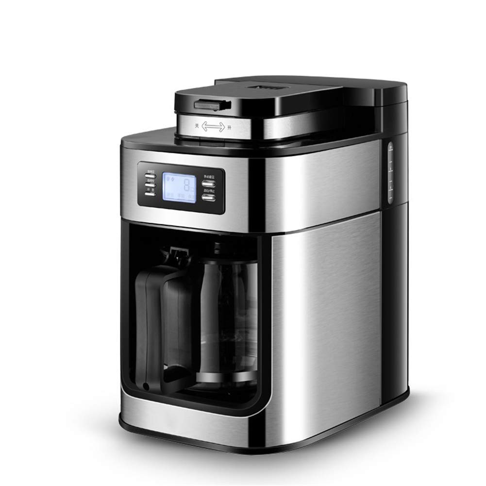 Cafetera con espumador de leche, máquina