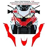 2014 ducati superbike 1199 panigale r  Vulturbike Aufkleber für Airbox - Ducati Multistrada V4 / V4S (Rot Ducati)