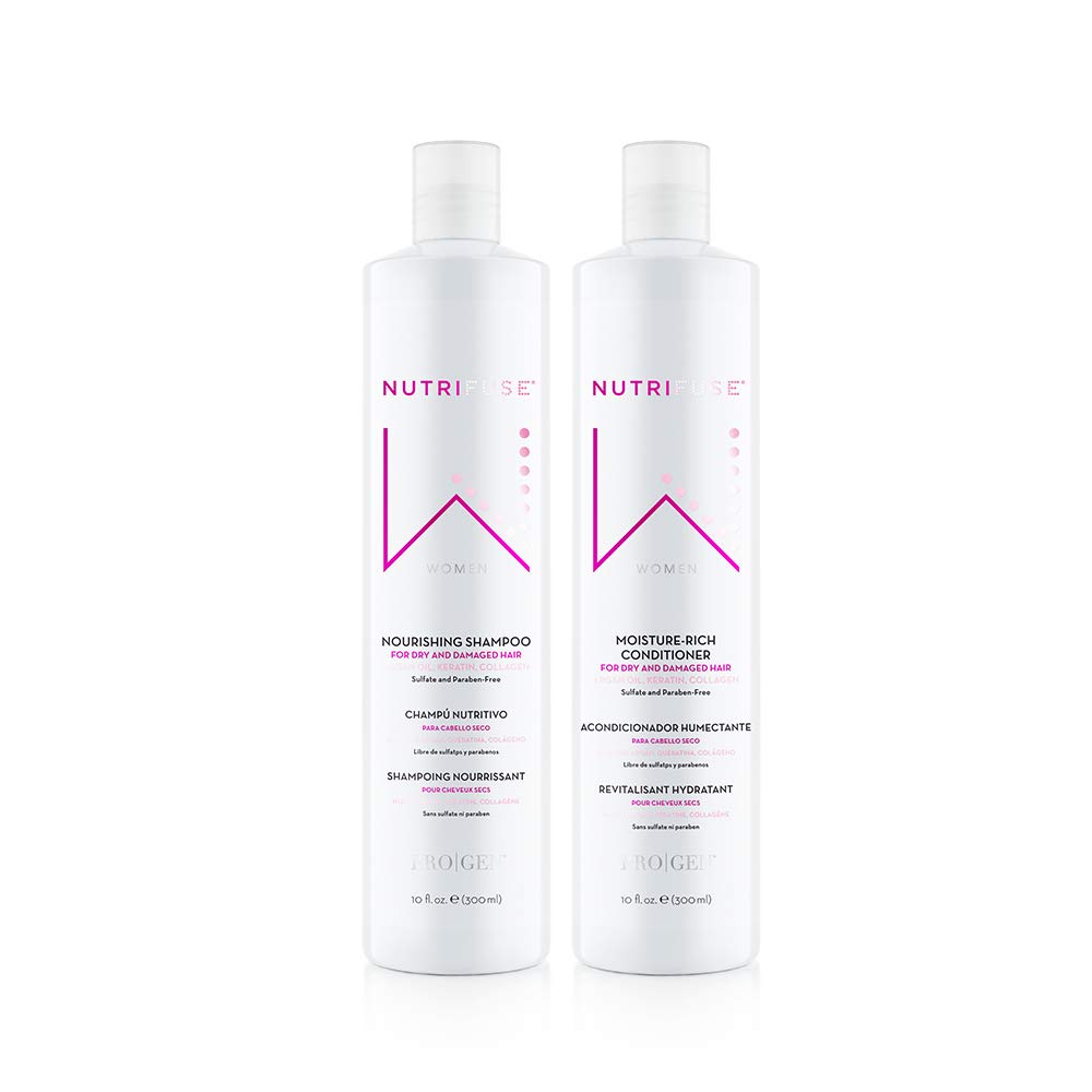 W Nourishing Shampoo - 10oz Bundled with Nutrifuse W Moisture-Rich Conditioner 10oz