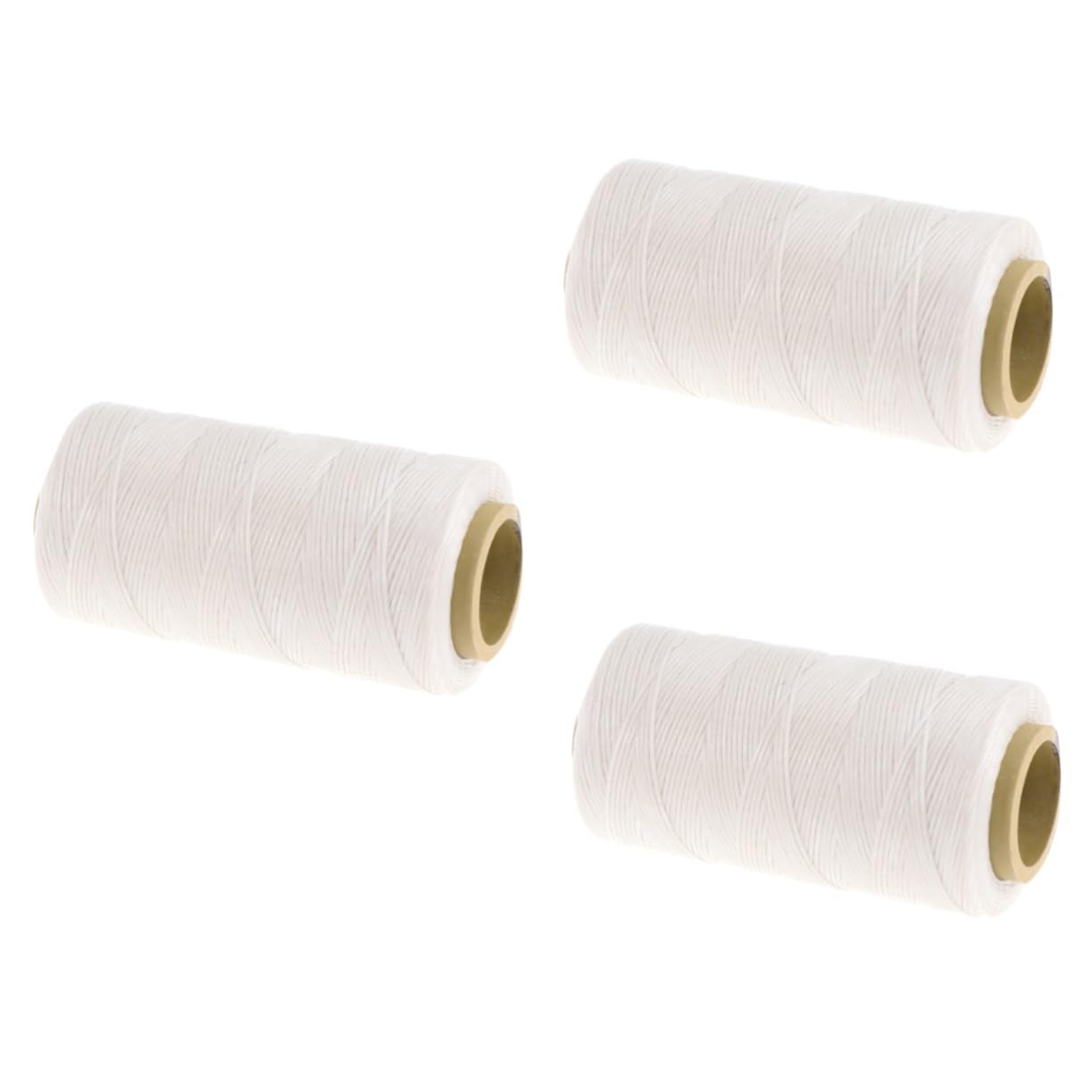 NUOBESTY 3piezas Hilo De Coser Encerado Para Piel Cuerda De Coser Manual De Para Proyectos De Cuero Encuadernación y Reparación De Calzado