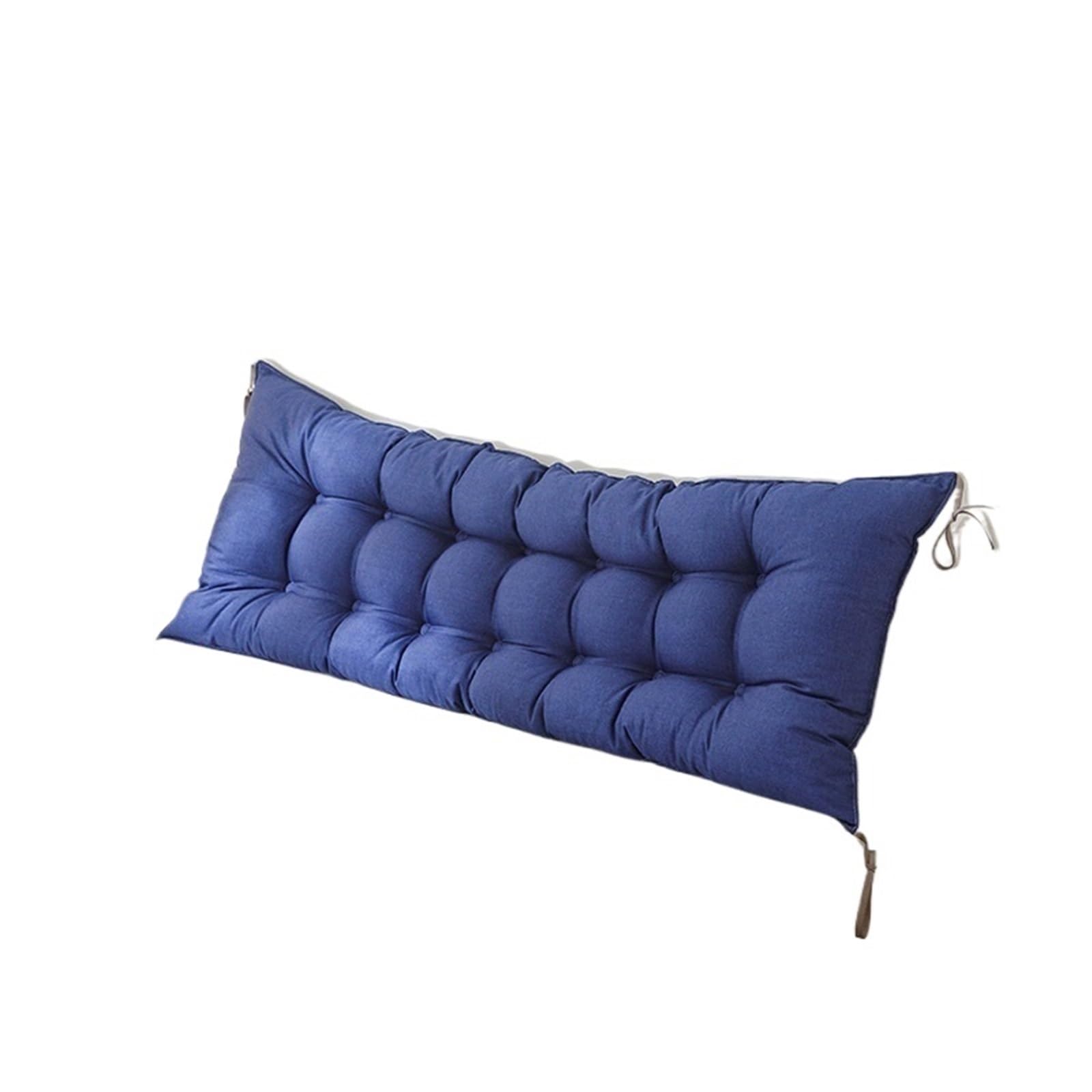 GMGQJST Headboard Pillow Rectangular Headboard Reading Body Pillow Chair Bedside Lumbar Chair reading pillow Wedge Backrest Pillow Household Decor(Waterproof blue,120x50cm)