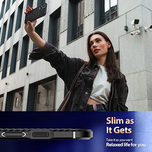 ORIbox for iPhone 12 Pro Max Case Black, Durable Lightweight Shockproof Cover,New Designed Slim Phone Case for iPhone 12 Pro Max 6.7",for Apple iPhone 12 Pro Max Case for Women Men Girls Boys - Thumbnail 7