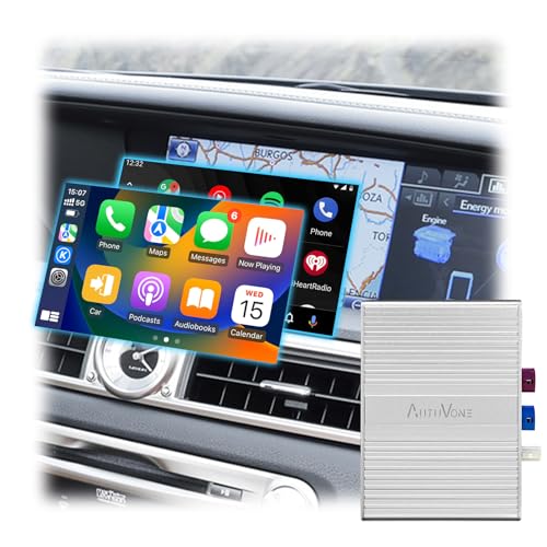 AUTUVONE Wireless/Wired CarPlay Audio Decoder Upgrade for Lexus GS is LS RX ES LX OEM with Mouse Joystick, Support Wireless Android Auto Mirror Link, Cameras, Retaining OEM Screen & Control System