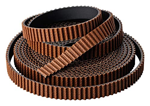 Turmberg3D - Turmberg3D | GT2 Courroie de Distribution | 5m x 6mm | Cordon de traction en fibre de verre | Surface de dent en nylon rouge résistant à l'usure