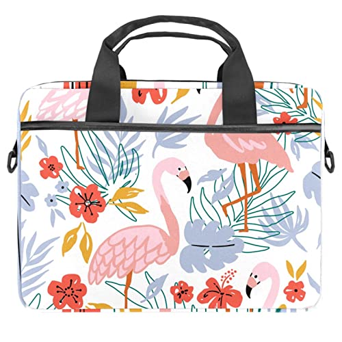 Sac ordinateur 13.3 pouces flamant rose à sangle ajustable
