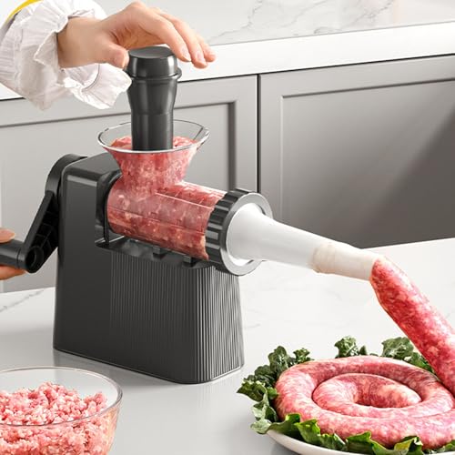 Relleno de salchichas de manivela para crear deliciosas parrilladas y embutidos caseros 8