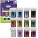 Maddie Rae's Slime Glitter, Set of 12 Fine Glitter Colors (20 Grams ea) Great for Arts and Crafts, School, Body, Nail Art, Scrapbooks