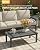 Tobeos HDPE 7 Piece Patio Furniture Set, Outdoor Couch with Washable Thick Beige Cushions & Coffee Table & Side Table, Outdoor Sectional Furniture for Backyard, Deck, Lawn, Porch (Gray Frame)