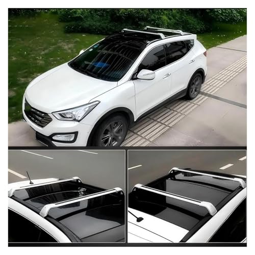 Barras de techo coche bloqueables para evitar robos de equipaje transversal superior 2