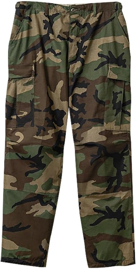 米軍実物 90s BDU カーゴパンツ トラウザー ウッドランドカモ L-L