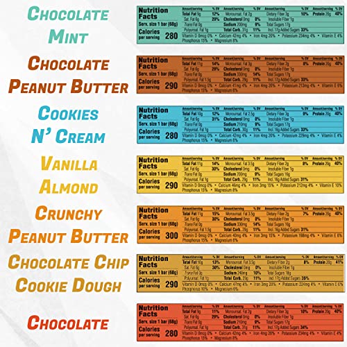 Barra de proteínas Clif Bar variedad 20g proteína 33.6 oz miniatura 2