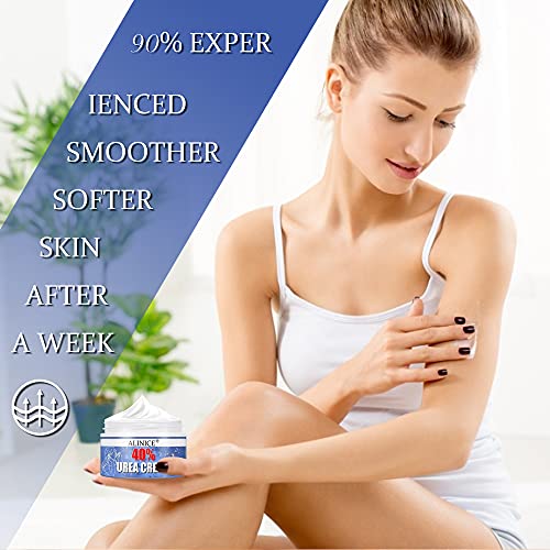 Alinice Urea 40% Foot Cream, Callus Remover Hand Cream Foot Cream For Dry Cracked Feet, Hands, Heels, Elbows, Nails, Knees, Intensive Moisturizes & Softens Skin, Exfoliates Dead Skin #TOP5