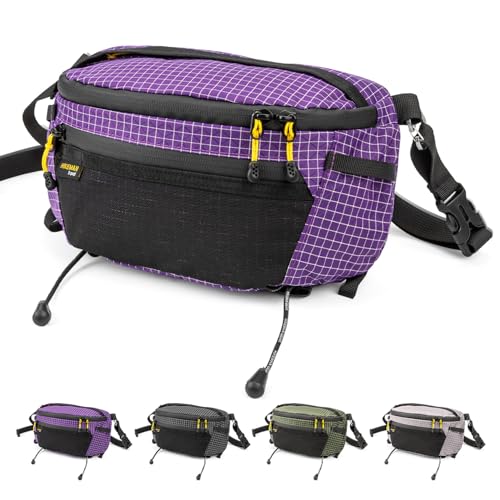 Sac banane violet robuste et compact spécial extérieur