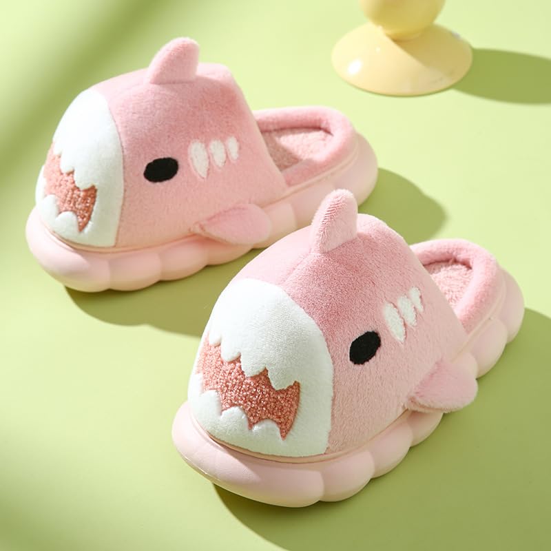 Animal Women's Cute Shark Slippers - Soft Plush, Warm Winter Home Slippers, Cotton Indoor and Outdoor Shoes2