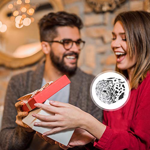 ULTECHNOVO Vaca Padrão de Flores de Fita Fita de Embrulho Fita de Gorgorão Fitas de Cetim Tecido Emb