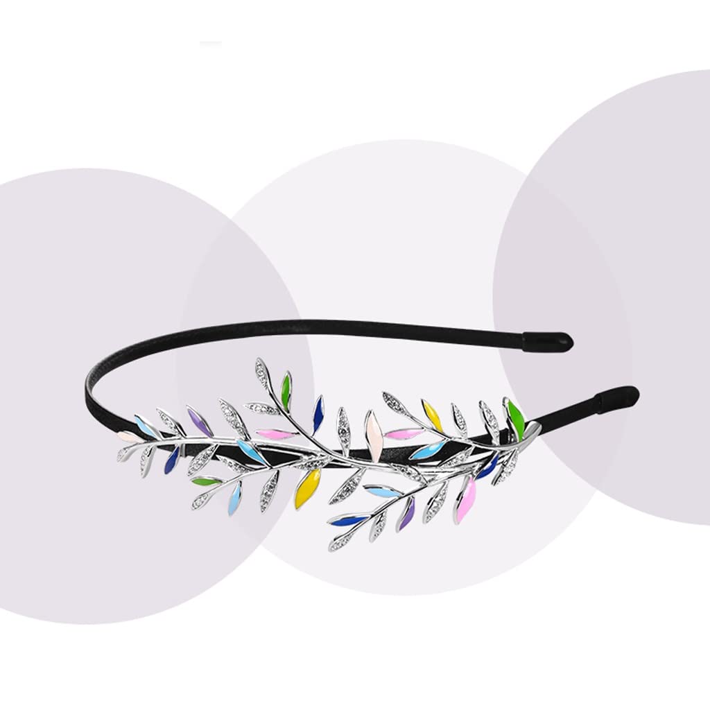 Bobinas Para El Cabello Con Cola De Caballo Gomas Accesorios for el cabello Textura Textura Horquilla Elegante Hoja Hairbanda Señoras Pelo Hairband Horquilla Adecuado for regalos exquisitos de cumplea