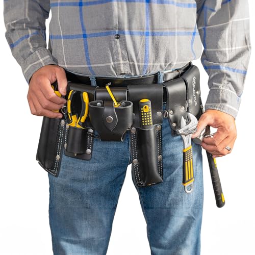 image for LAUTUS Scaffolding Belt | 7-Piece Leather Scaffold Belt, 2
