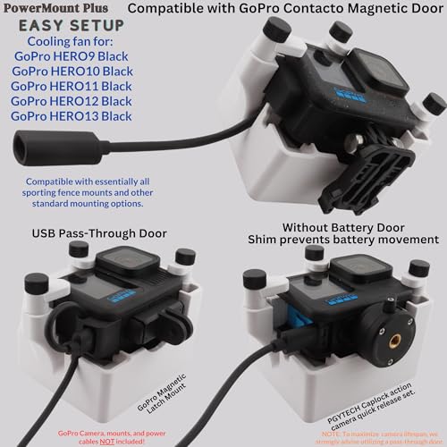 Plus de surchauffe GoPro avec le ventilateur PowerMount Plus 9Thirteen