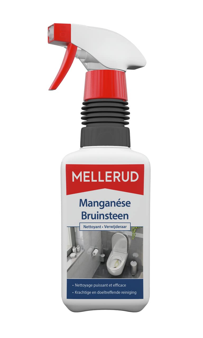 MELLERUD Éliminateur de calcaire causé par l'eau dure | 1 x 0,5 l | Détergent sans chlore pour éliminer les décolorations dans la salle de bain