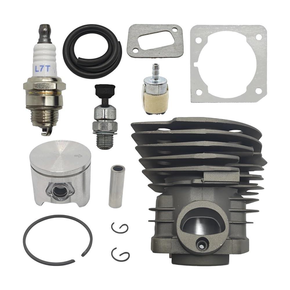 44mm Cylinder Piston Kit for HUSQVAR 350 351 353 346 Jonsed CS 2150 2149 2152 2153 Chain Saw Nikasil Plated Parts