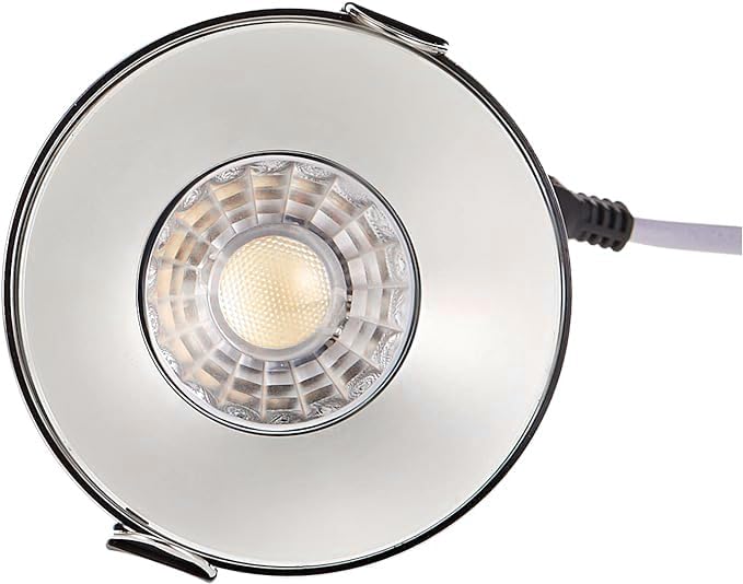 GM Modular G31 Premium COB Light, LED Down Light, (10 W 3000 K, Smart LED Ceiling Light, PEARL WHITE+CROME RING, Warm White