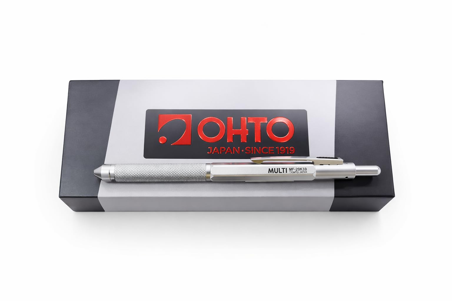 OHTO MF-20K3B 3-in-1 Multi Pen – 0.7mm Black & Red Ink Ballpoint +