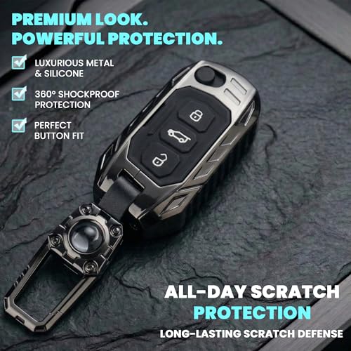 Image of Coll of Fest Transformer Series Compatible with Mahindra Scorpio, Marazzo | Xuv 300, Xuv 700 | Xuv 400 Ev | Bolero | Thar | Tuv 3-Button Smart Flip Key (Transformer Armor Series)