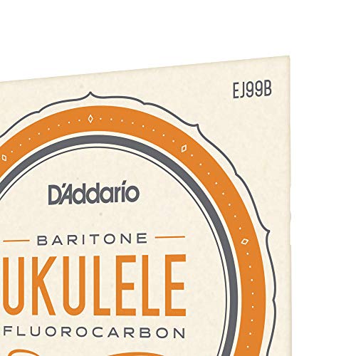 Image of D'Addario Baritone Ukulele Strings, Fluorocarbon, EJ99B, 4-String Set, Pack of 1