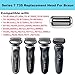 Series 7 Replacement Shaver Head for Braun, 73S Foil & Cutter Replacement Compatible with Braun S7 Razors 7020s, 7025s, 7085cc, 7027cs, 7071cc, 7075cc