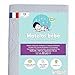 Easy Dort - Matelas couffin bébé 40 x 90 cm - Berceau, nacelle ou lit bébé - Housse en Bambou | Été & Hiver | Double Face | Très Confortable | Fabrication Française 40x90 cm | Oeko tex® | Blanc