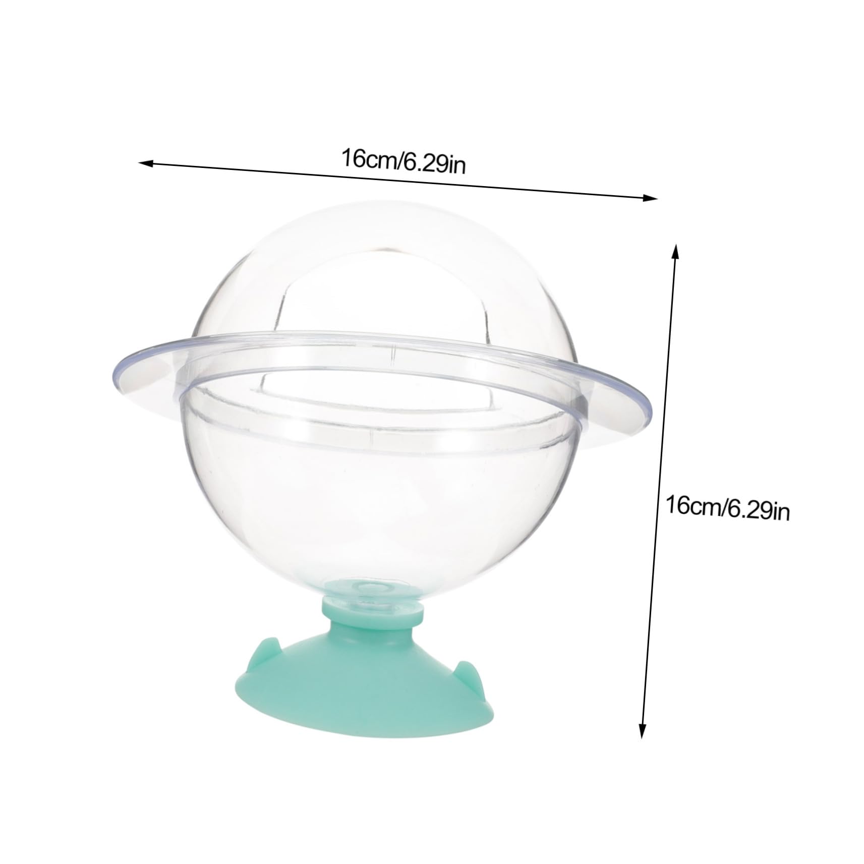 HOLIDYOYO Sturdy Hamster Sand Bath Tub Compact Practical Pet Bathroom Accessory for Hamsters Guinea Pigs and Other Animals Design for Easy Viewing and Cleaning