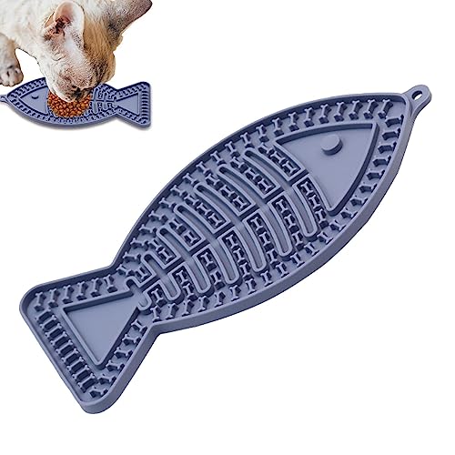 Stronrive Tapis à lécher pour Chien, Tapis à lécher pour Chien antidérapant en Dessin animé, Tapis à lécher pour Chat et Coussin à lécher pour Chien pour Le Bain, Le to ettage, Le