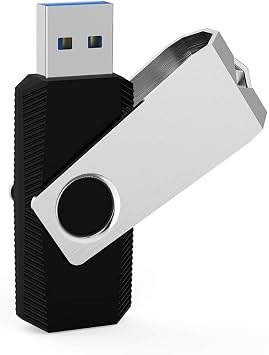 Aiibe 16GB USB Flash Drive Thumb Drive USB 3.0 Memory Stick PenDrive 16GB - Black