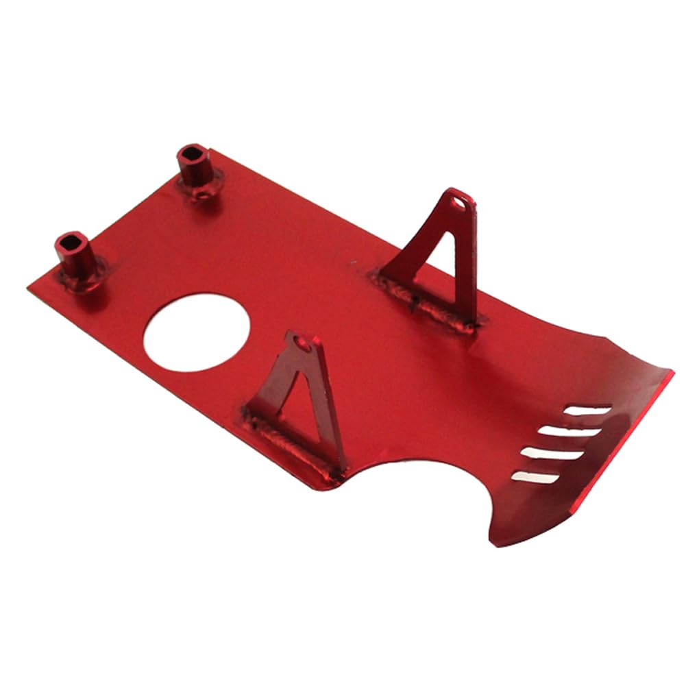 Piastra paramotore in Alluminio Rosso per CRF50 XR50 2000 2007 Pit Dirt Bikes 50cc 70 90 110 125 140cc Pit Bike Cinese Thumpstar BSE Apollo Kayo Stomp Piranha DHZ Braaap Lifan YX