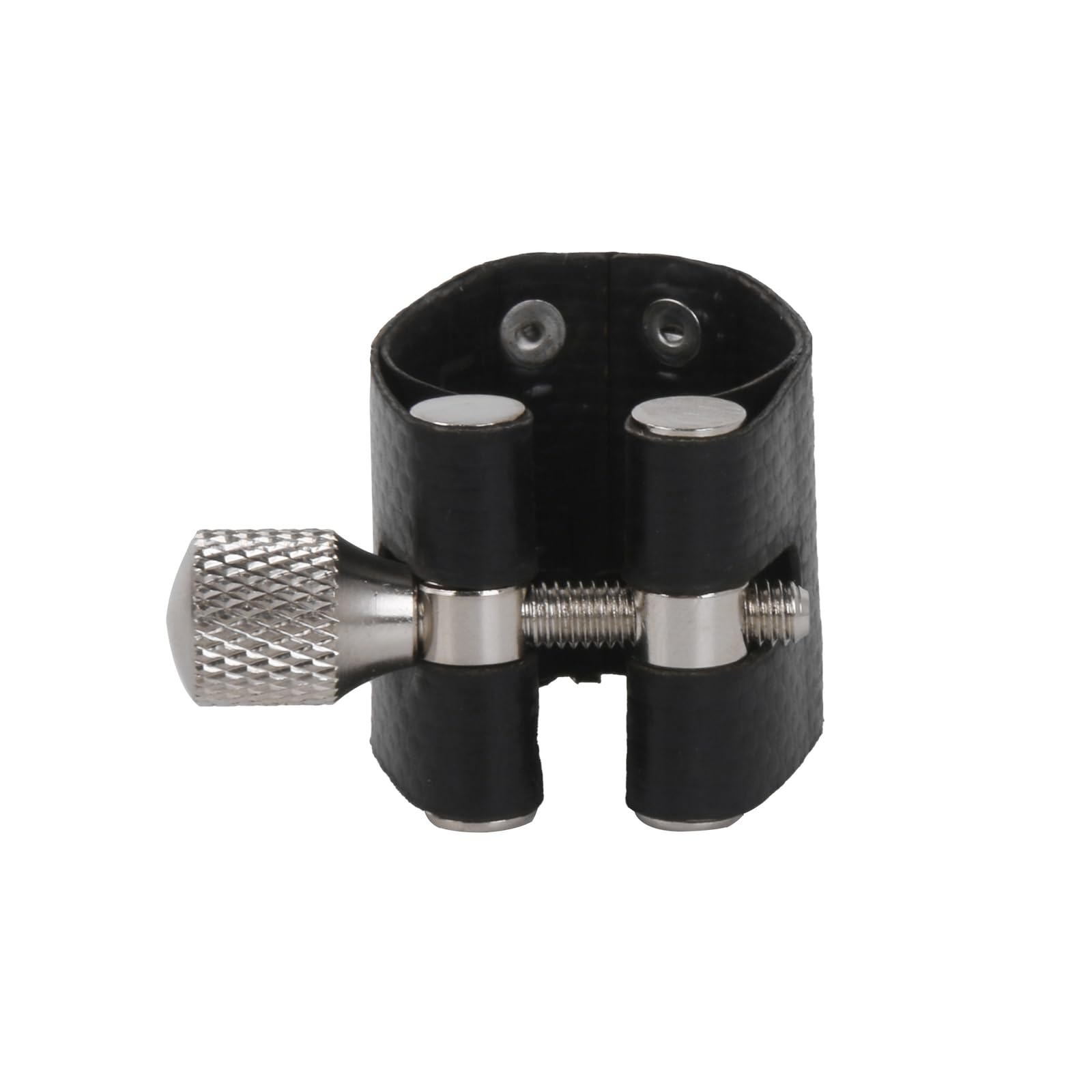 Embouchure de saxophone ténor plaqué or style jazz 8# avec capuchon en cuir PU