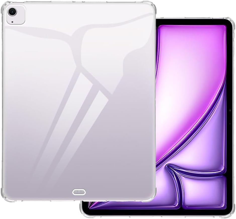 Case Compatible with iPad Pro 4th Gen 12.9 inch 2020, Lightweight Soft TPU, Anti-Scratch Ultra Thin Protective Tablet Cover, Shockproof Shell Shockproof Clear