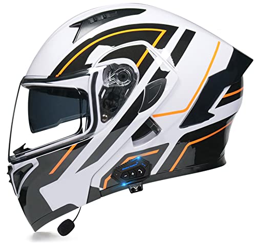 Casque Bluetooth intégré moto modulable avec double miroir et ventilation active - 2
