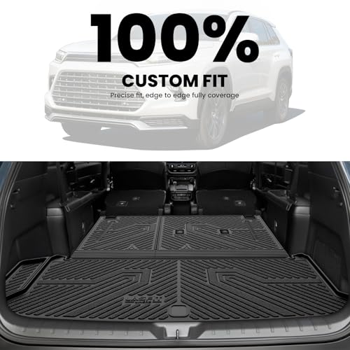 Image of LASFIT Cargo Mat for Toyota Grand Highlander 2024-2026 with Backrest Mat