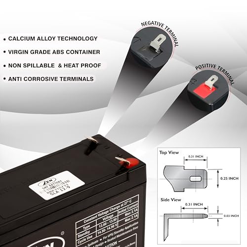 Image of Zen SLA 12-9, 12 Volts, 9Ah, Sealed Maintenance Free Battery for Farming Equipments, Solar, UPS, Medical Instruments
