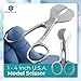 Veterinarian Student's Umbilical Cord Scissor Kit - 7 Pieces Total. High Grade Stainless Steel Instruments Perfect for Anatomy, Biology and Veterinary Students - by Poly Medical.