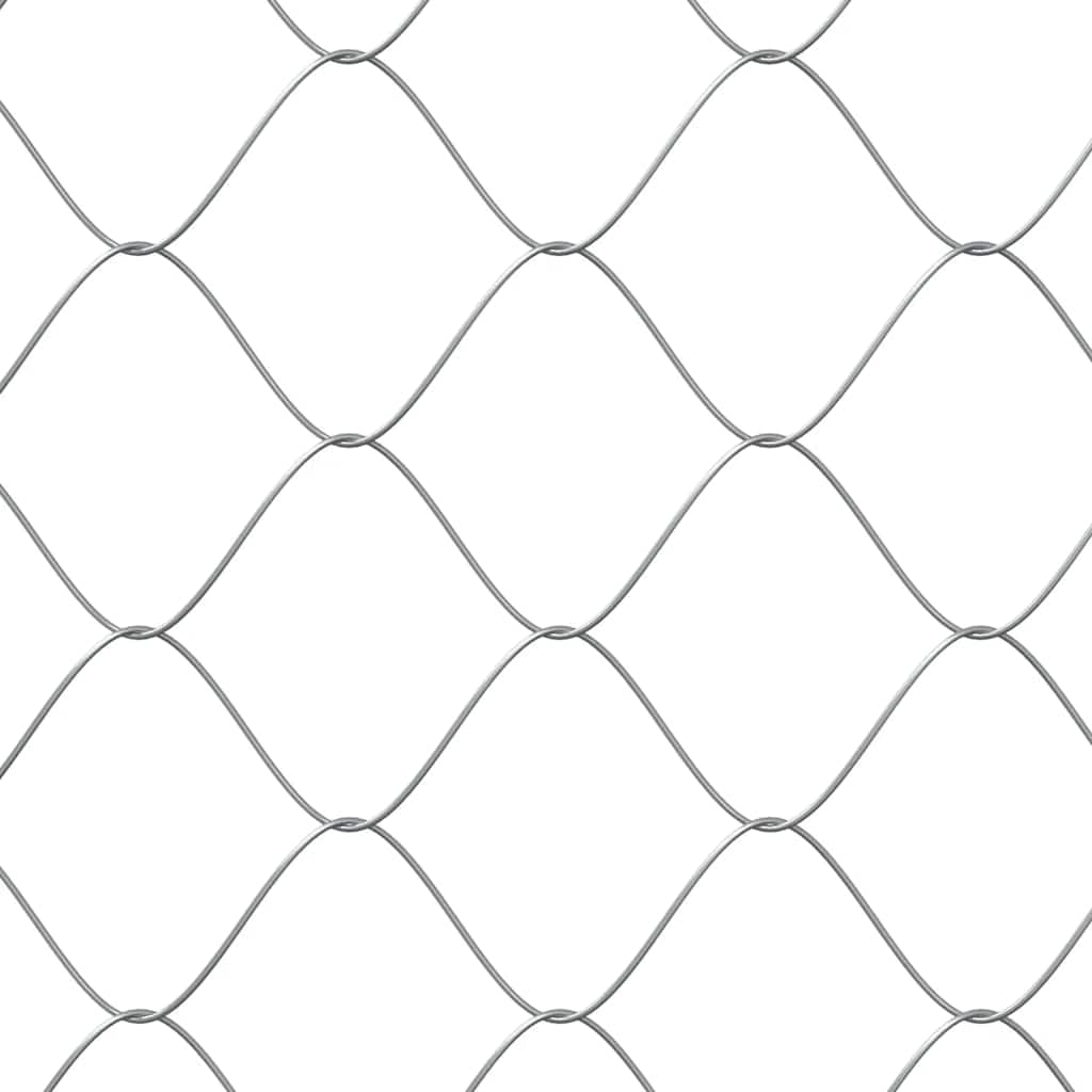 vidaXL Cage pour Chien avec Toit et Porte, Chenil d'Extérieur pour Chiots, Enclos pour Animaux de Compagnie, Parc pour Chien, Gris Acier Galvanisé