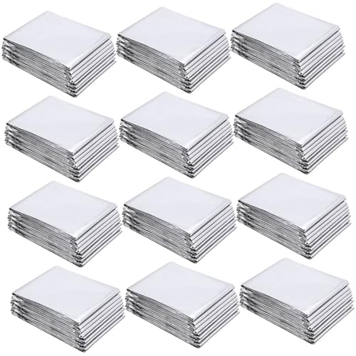 ledmomo 12枚 反射銀色聚?薄膜 温室用園芸フィルム 保温耐風 植物成長促進 屋外緊急対応 多機能カバー