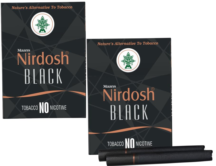 Nirdosh Black Herbal Sticks | Tobacco & Nicotine Free Botanical Blend | Traditional Herb-Based Lifestyle Product | Natural Plant Ingredients | Pack of Herbal 2 Sticks-picture-19