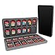 Khptop Spielkartenhülle für Nintendo Switch & OLED/NS/Lite mit 24 Spielkartensteckplätzen und 24 Fächern Spielbox Tragbare Aufbewahrungsbox für Spielschalter (Schwarz)