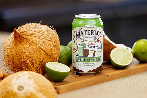 Image of Waterloo Sparkling Water, Apple Pie A La Mode Naturally Flavored, 12 Fl Oz Cans (Pack of 12) - Zero Calories and Zero Sugar or Sweeteners