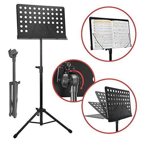 Rocket MS05BK - Soporte de música orquestal